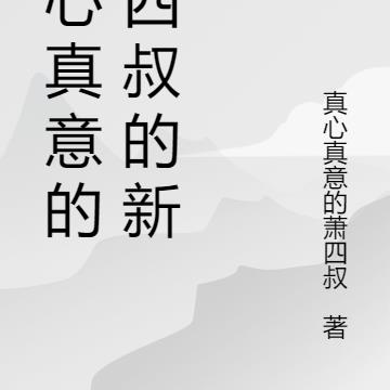 真心真意的萧四叔的新书